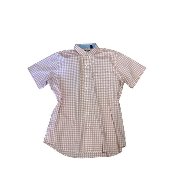 IZOD Mens Plaid No Iron Stretch Button Down Shirt XL - Picture 1 of 6